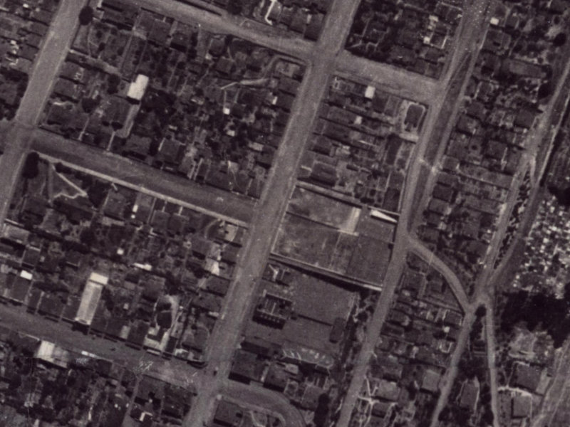 41 Oxford Street from the air, 1925-1929