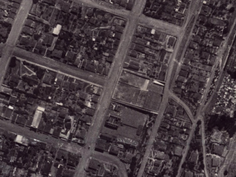 50 Oxford Street from the air, 1925-1929