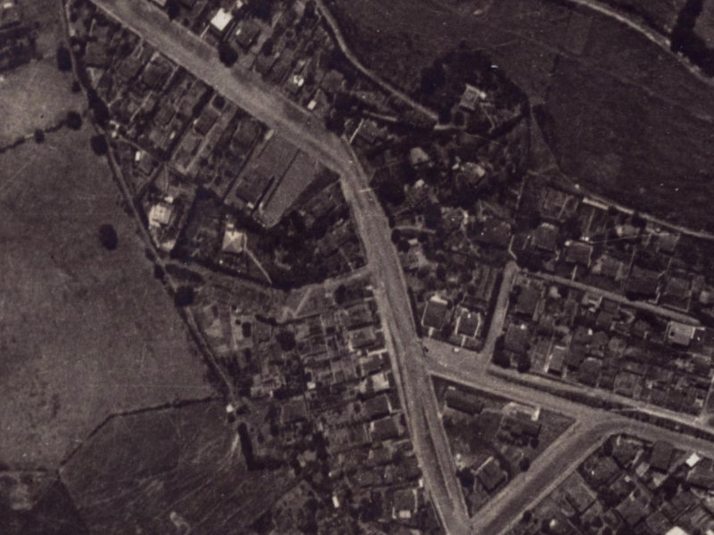 Webb Lane from the air, 1925-1929