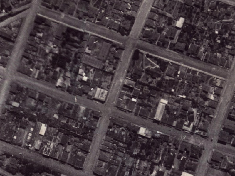22 Canterbury Street from the air, 1925-1929