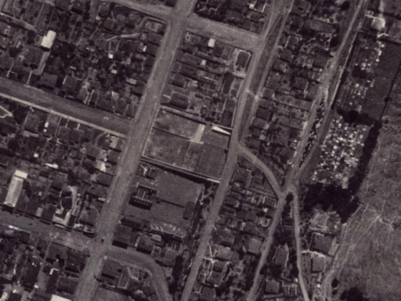 35 Saint Davids Street from the air, 1925-1929