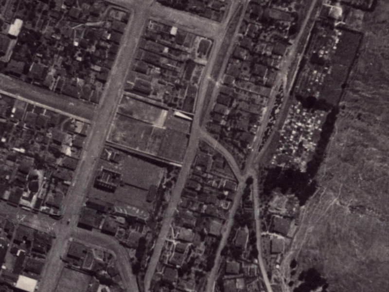 34 Saint Davids Street from the air, 1925-1929