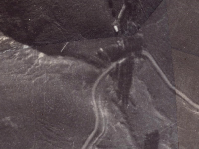 100 Governors Bay Road from the air, 1925-1929