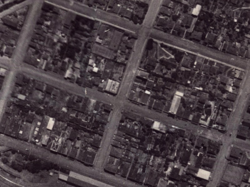 42 London Street from the air, 1925-1929