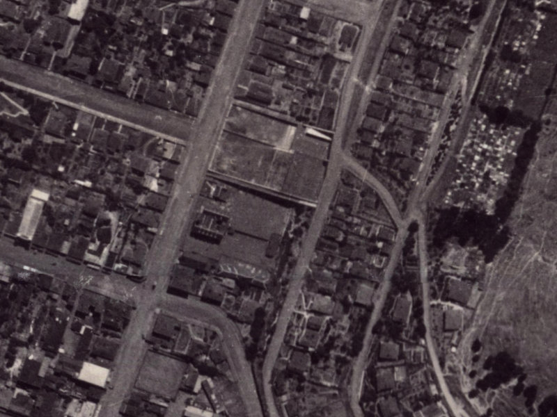 26E Oxford Street from the air, 1925-1929