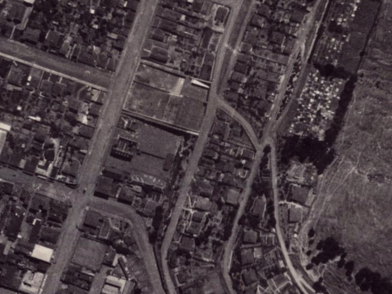 30 Saint Davids Street from the air, 1925-1929