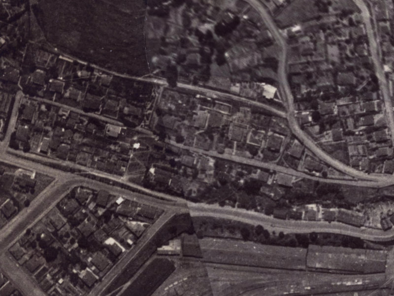 Cunningham Terrace from the air, 1925-1929