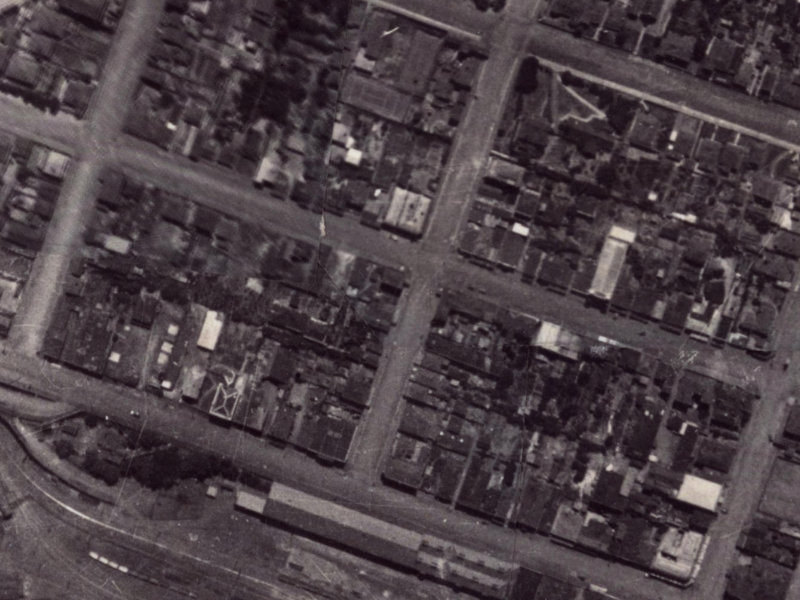 7 Canterbury Street from the air, 1925-1929
