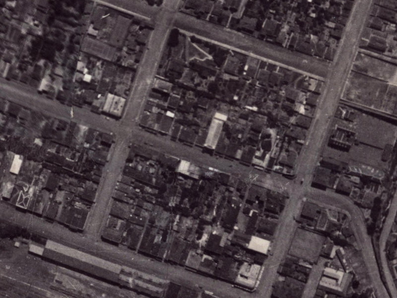 30C London Street from the air, 1925-1929