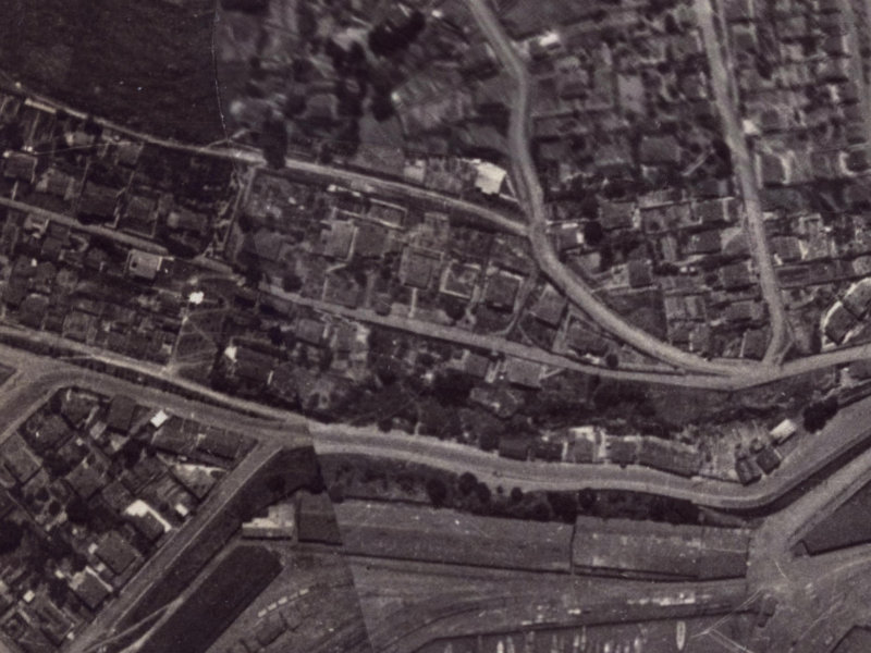 12 Cunningham Terrace from the air, 1925-1929