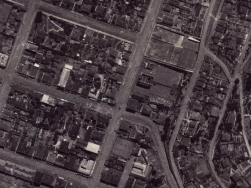 26-22 Oxford Street from the air, 1925-1929