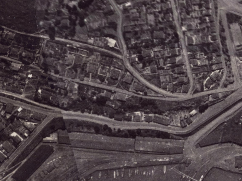 1 Cunningham Terrace from the air, 1925-1929