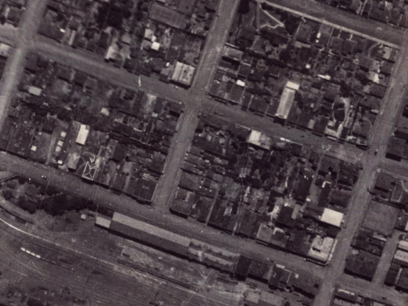 14 Canterbury Street from the air, 1925-1929