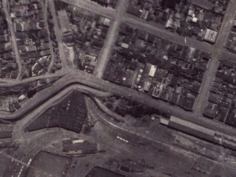 56 Norwich Quay from the air, 1925-1929