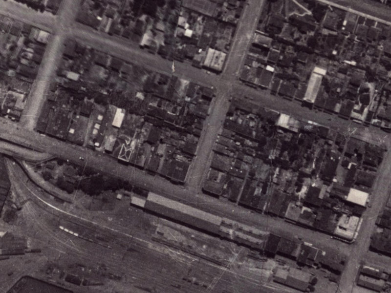 3 Canterbury Street from the air, 1925-1929