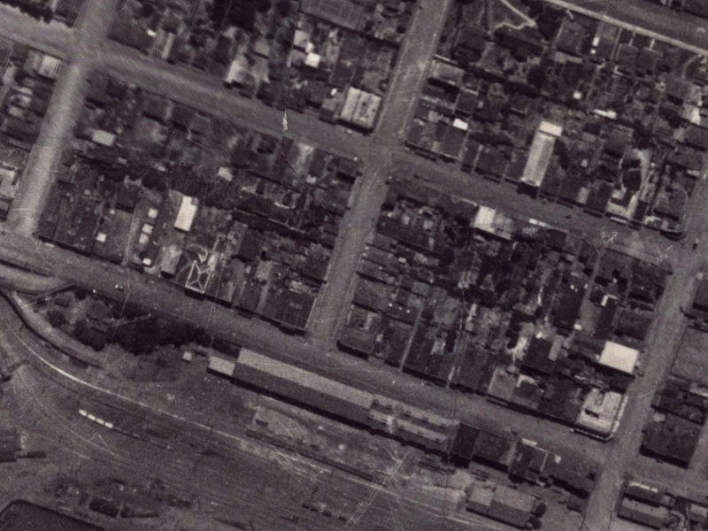 12 Canterbury Street from the air, 1925-1929