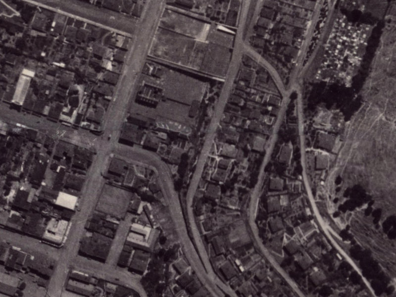 20 Saint Davids Street from the air, 1925-1929
