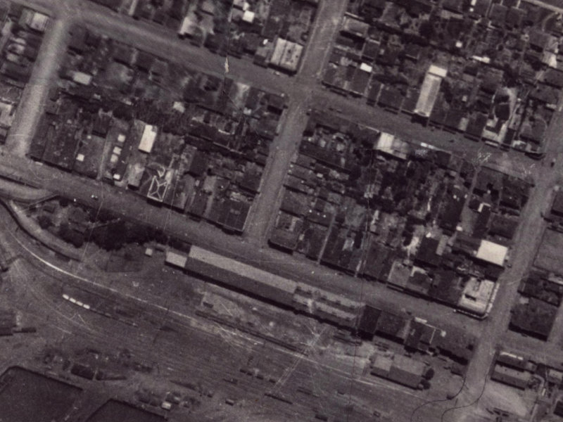 10 Canterbury Street from the air, 1925-1929
