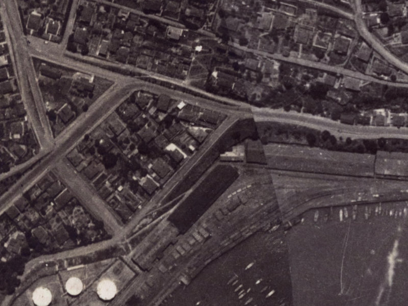 6 Godley Quay from the air, 1925-1929