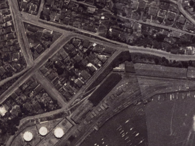 8 Godley Quay from the air, 1925-1929