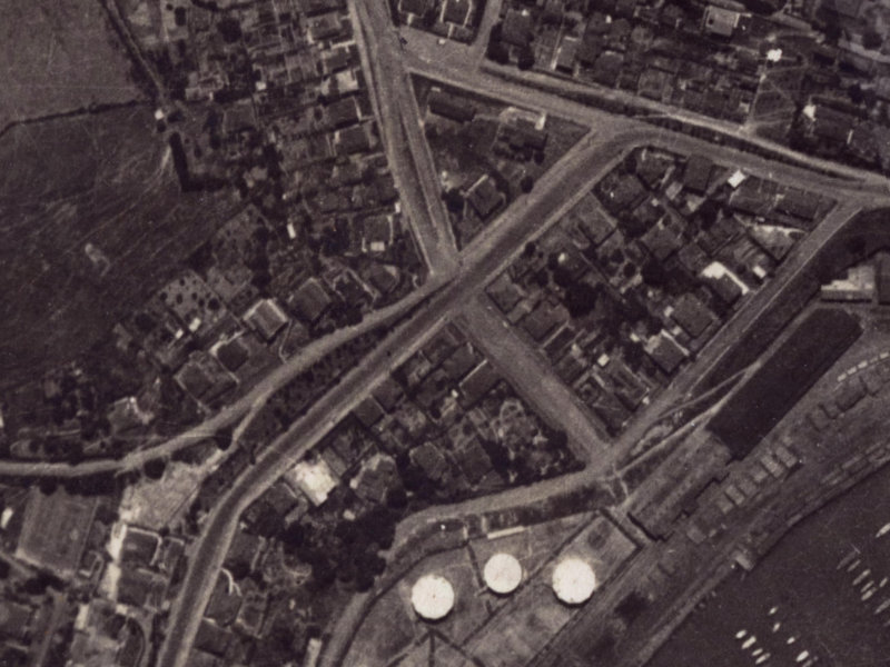 11 Brittan Terrace from the air, 1925-1929