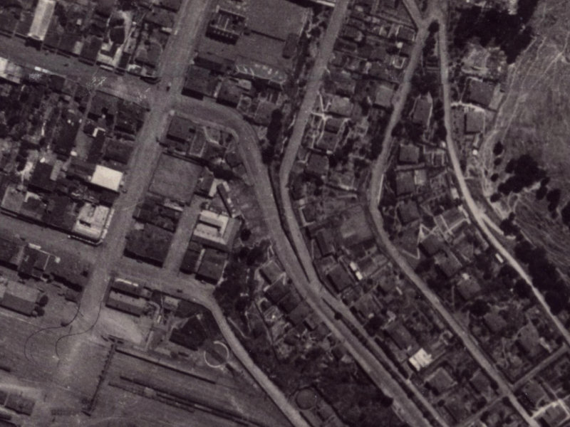 10 Saint Davids Street from the air, 1925-1929