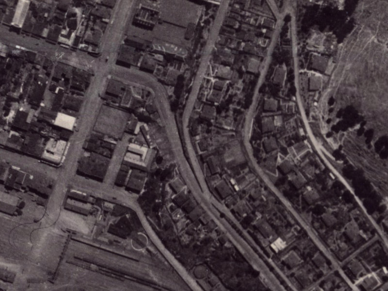 8 St Davids Street from the air, 1925-1929