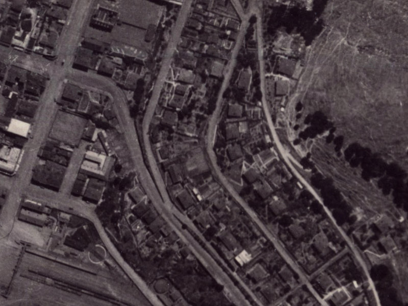 53-55 Reserve Terrace from the air, 1925-1929
