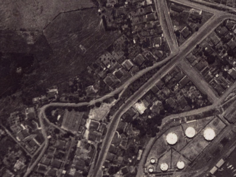 12 Cressy Terrace from the air, 1925-1929