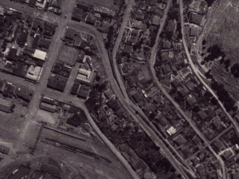 6 St Davids Street from the air, 1925-1929
