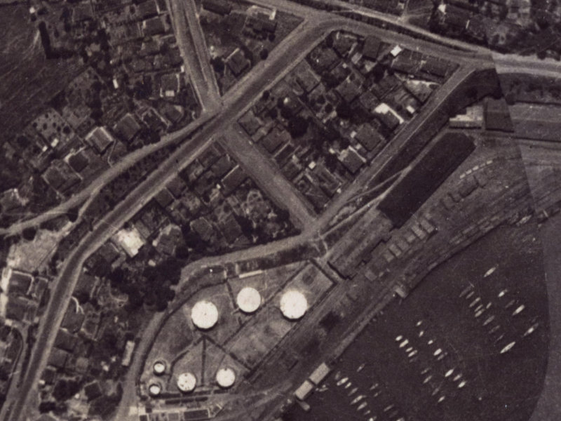 3 Voelas Road from the air, 1925-1929