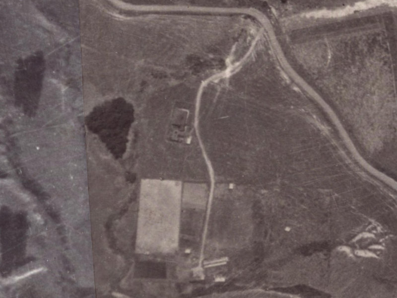 Governors Bay Road from the air, 1925-1929