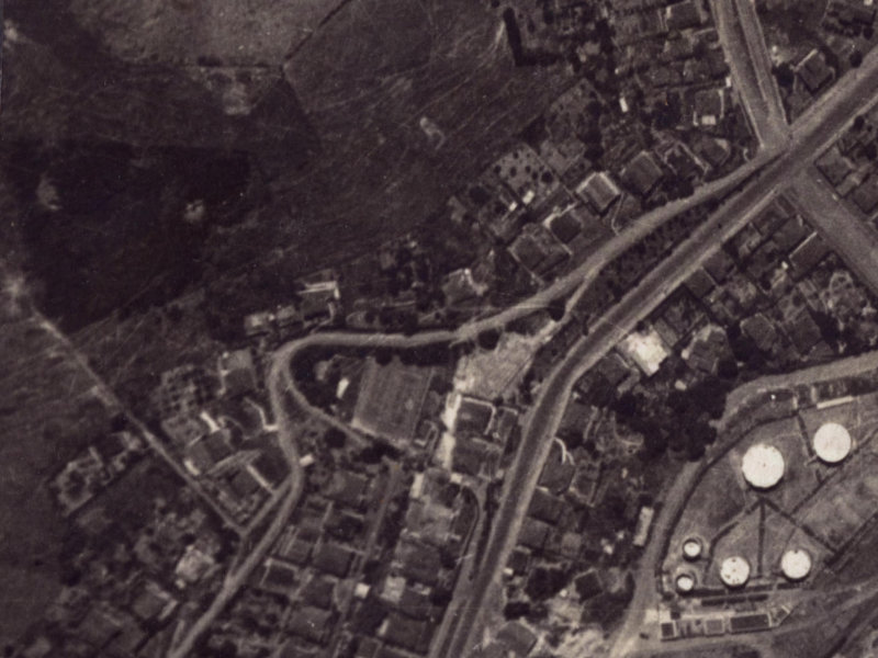 11 Cressy Terrace from the air, 1925-1929
