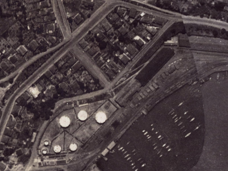 18 Godley Quay from the air, 1925-1929