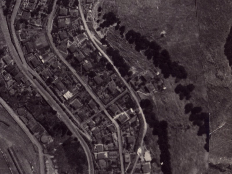 9-15 Randolph Terrace from the air, 1925-1929