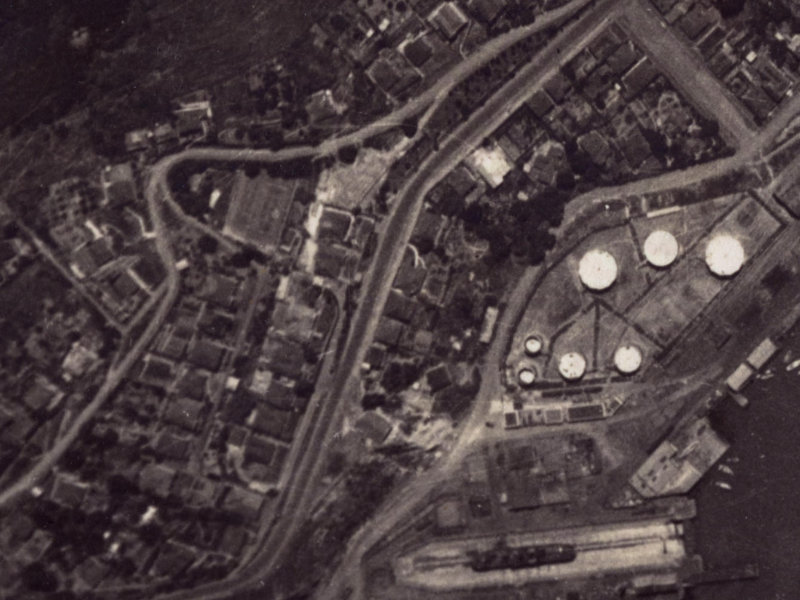 Brittan Terrace from the air, 1925-1929