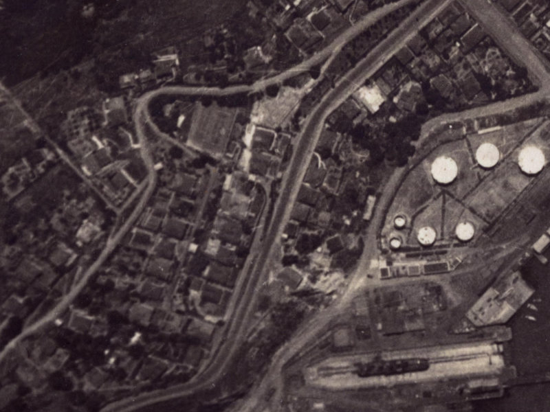 16 Brittan Terrace from the air, 1925-1929