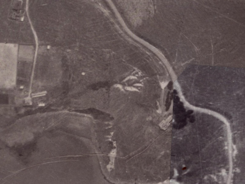 Cass Bay Place from the air, 1925-1929