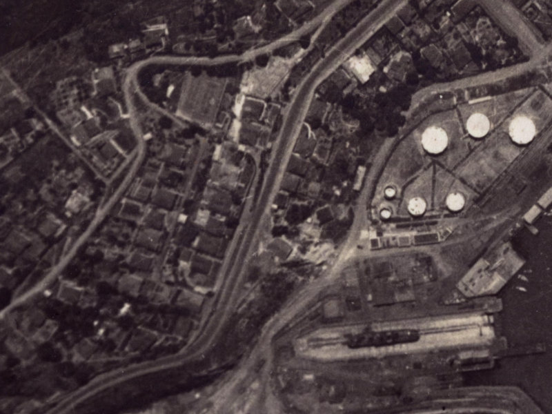 33 Brittan Terrace from the air, 1925-1929