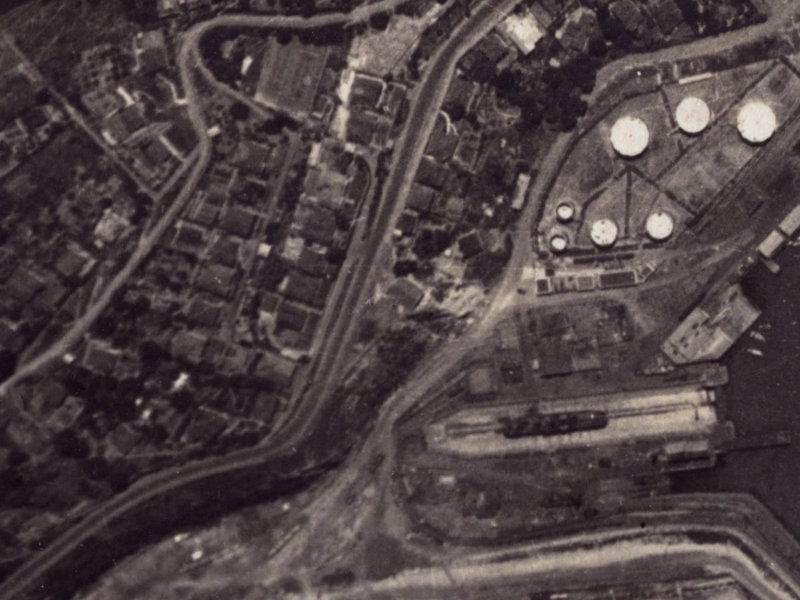 35A Brittan Terrace from the air, 1925-1929