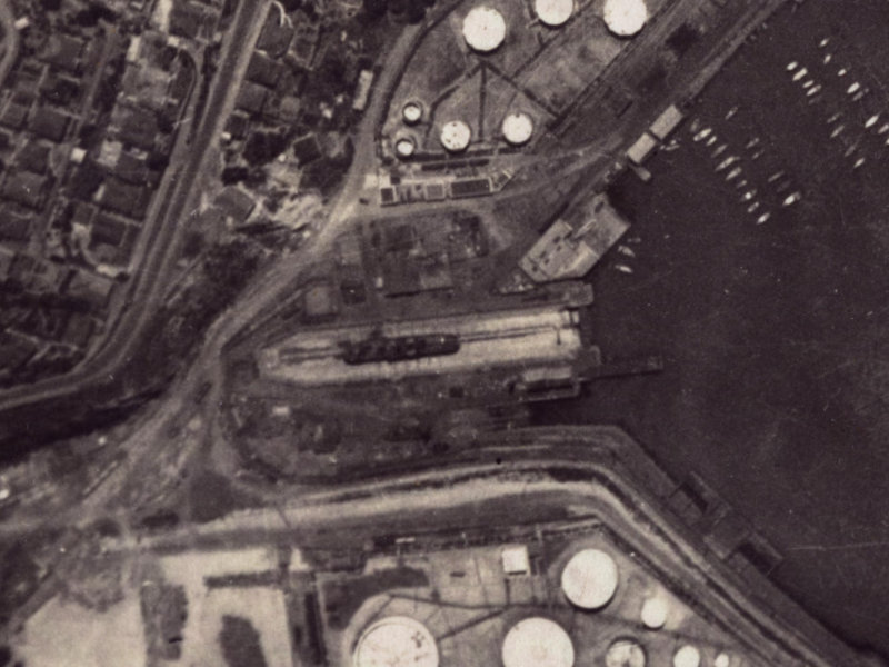 35 Godley Quay from the air, 1925-1929