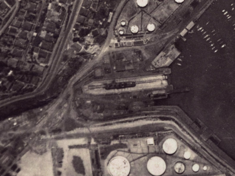 37 Godley Quay from the air, 1925-1929