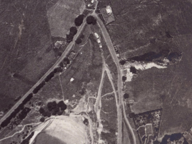 38-40 Park Terrace from the air, 1925-1929