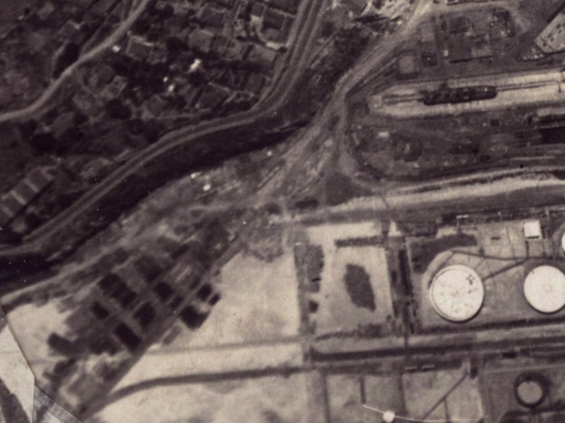 48 Godley Quay from the air, 1925-1929