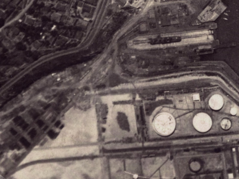 47 Godley Quay from the air, 1925-1929