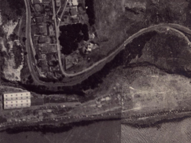 47–61 Sumner Road from the air, 1925-1929