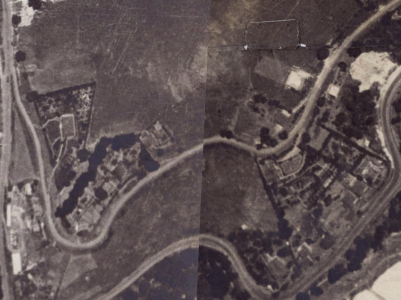 57 Cressy Terrace from the air, 1925-1929