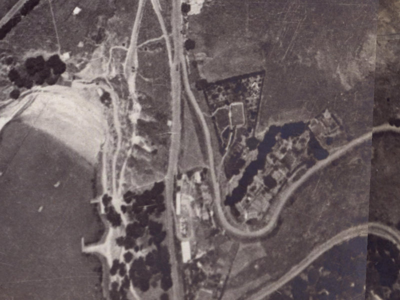 Cressy Terrace from the air, 1925-1929