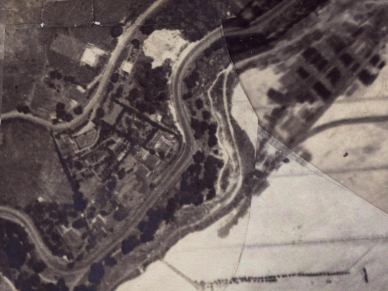 1 Park Terrace from the air, 1925-1929