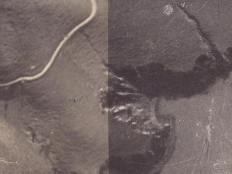 Governors Bay Road from the air, 1925-1929